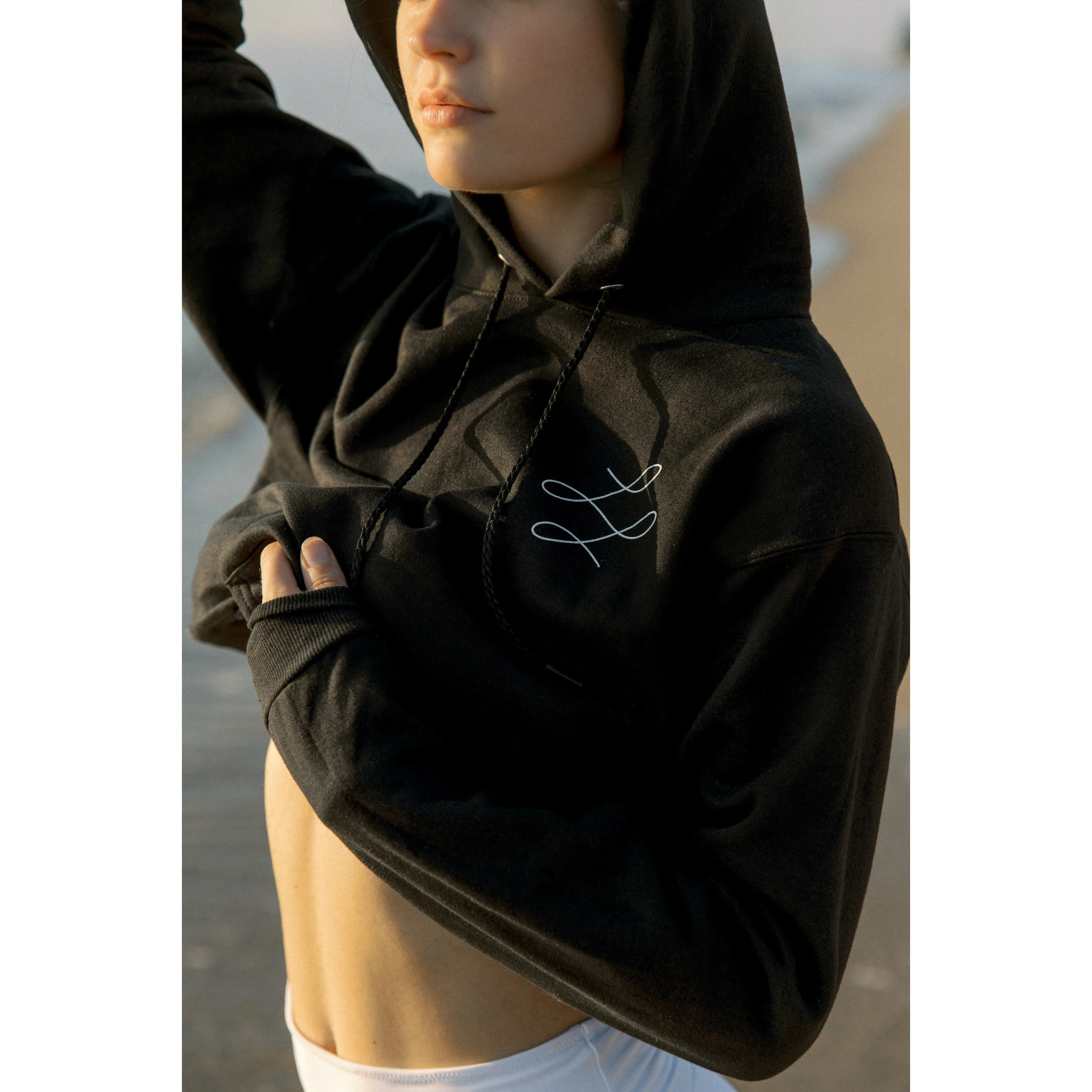 LLSwim & Surf Club Black Hoodie