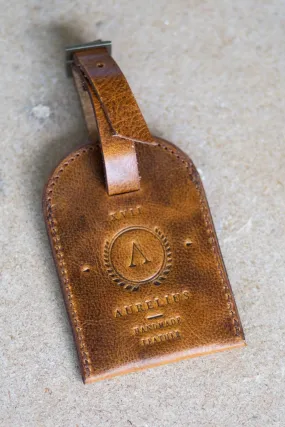 Luggage Tag Crunchy Tan