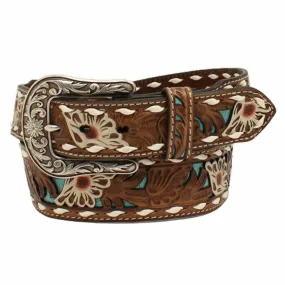 M&F Western Floral Overlay Belt