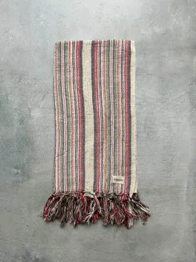 Marrakech Stripe Hammam Towel, Dusty Pink and Terracotta