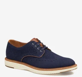 Men's Johnston & Murphy | Upton Knit Wingtip | Navy Knit