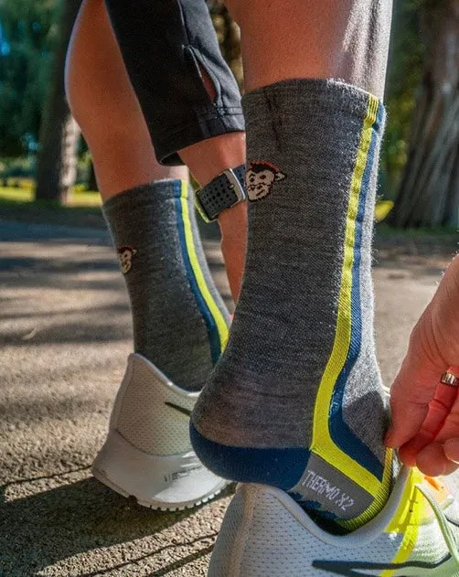 Monkey Sox Thermo X2 Merino Sox | Grey