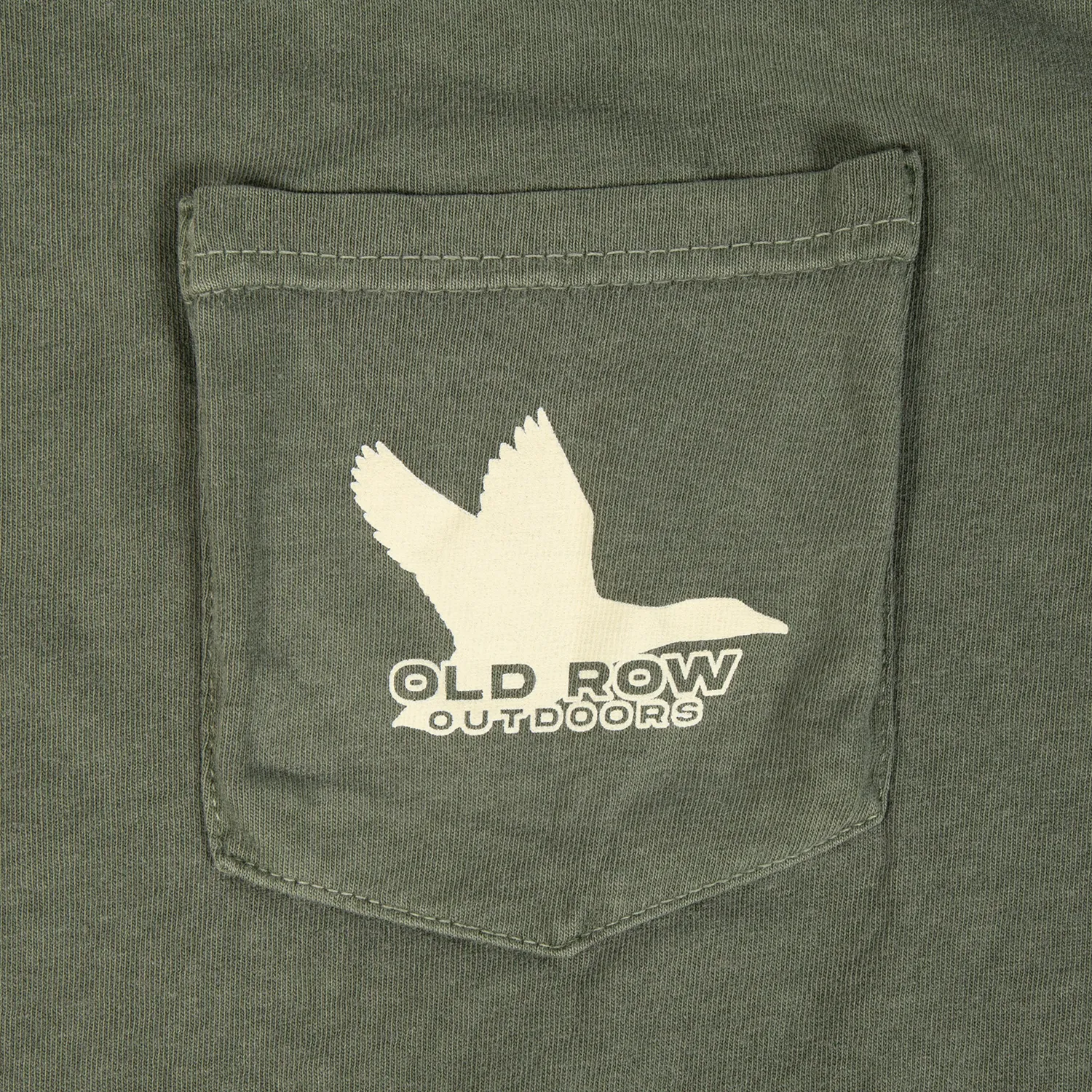 Old Row Outdoors Flying Duck Camo Pocket Tee