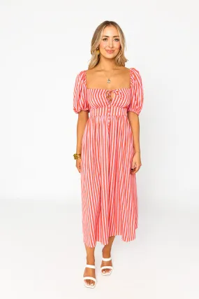 Olsen Midi Dress - Sun Glow