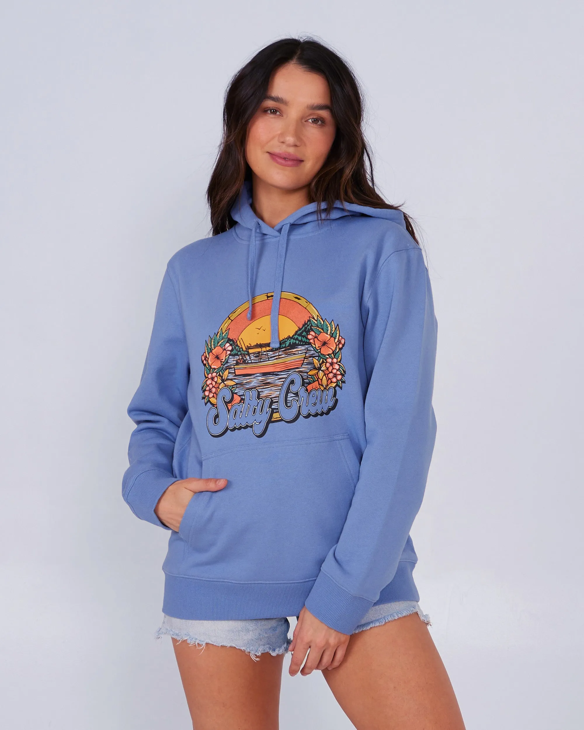 On Vacation Blue Dusk Hoody