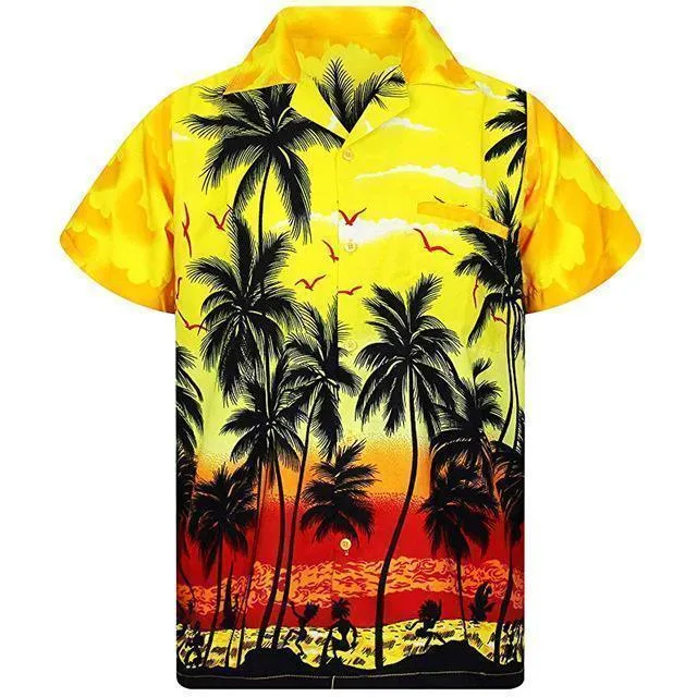 Palm Tree Hawaiian Shirt For Men