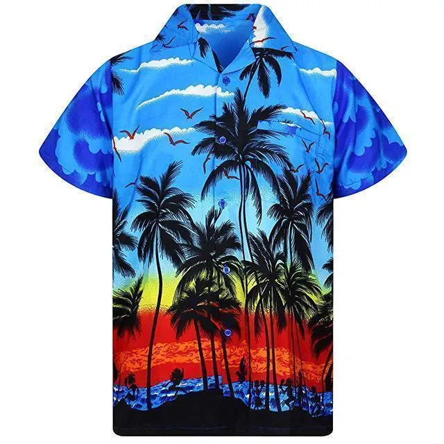 Palm Tree Hawaiian Shirt For Men