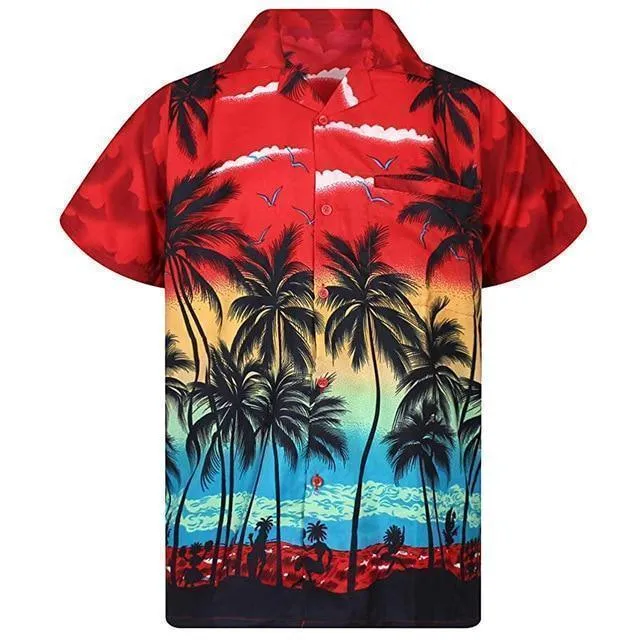 Palm Tree Hawaiian Shirt For Men