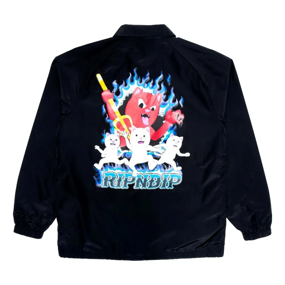 RIPNDIP HADES COACH JACKET-BLACK