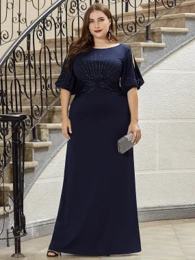 Simple Maxi Plus Size Wholesale Mermaid Party Dresses for Women