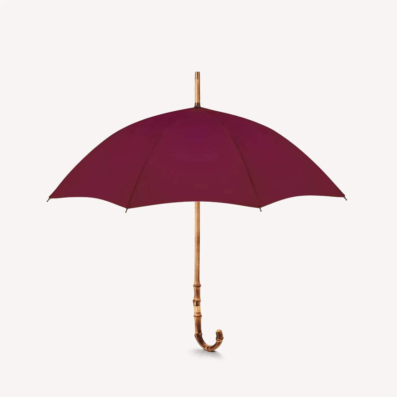 Singin' in the Rain Whangee Umbrella for Women - Burgundy