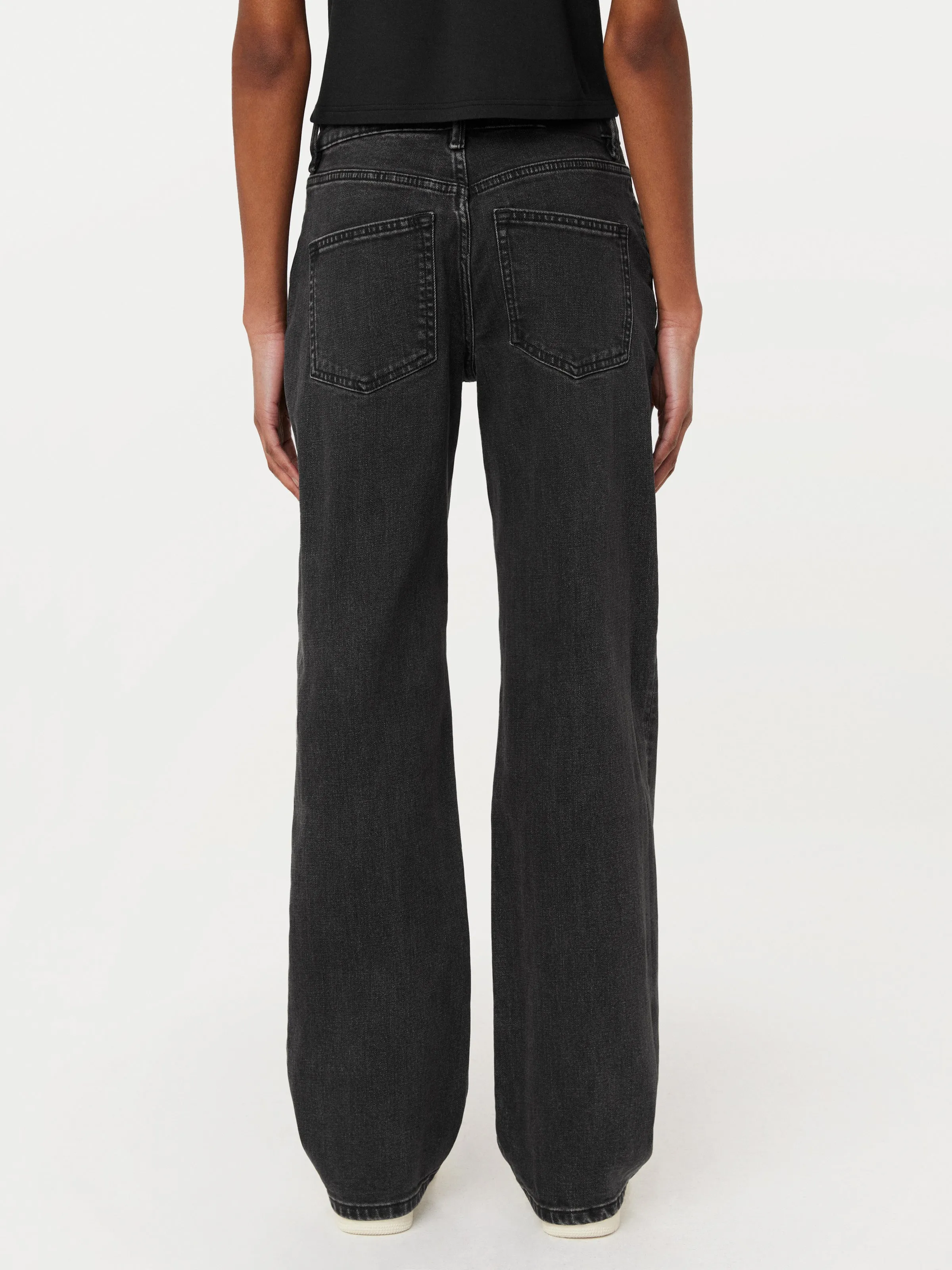 The Courtney Loose Jean in Washed Black