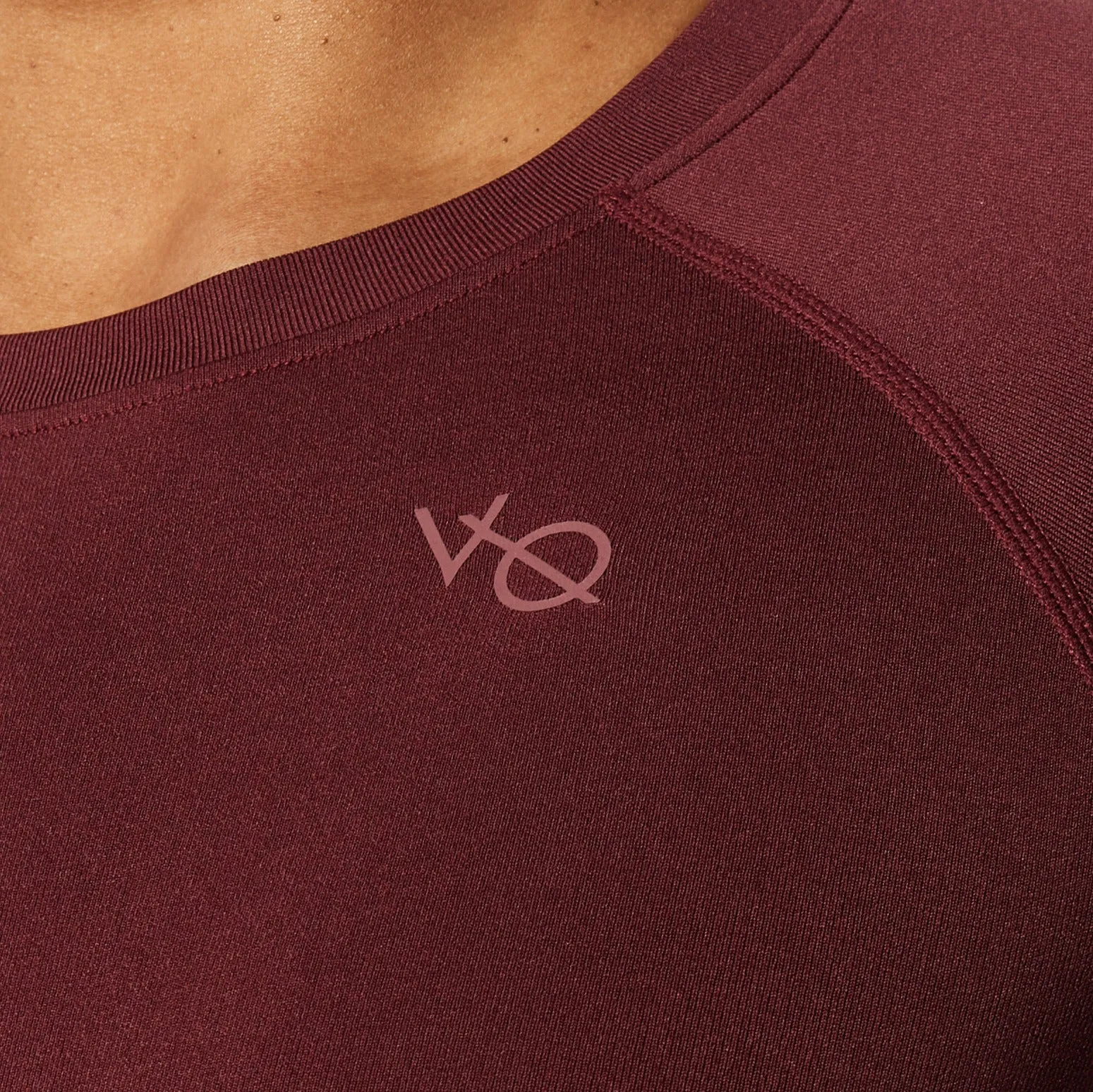 Vanquish Elevate Seamless Burgundy Long Sleeve Top