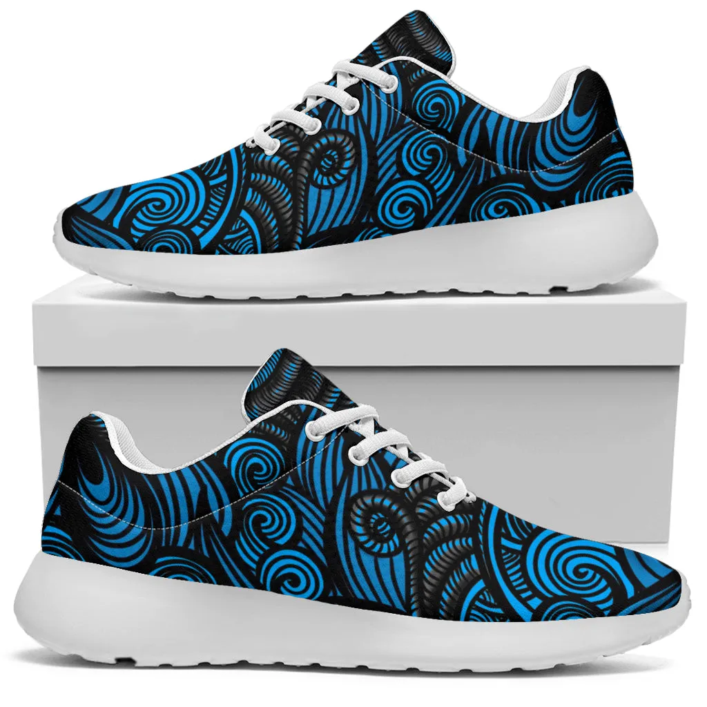 Waves Patterns - Sport Sneakers