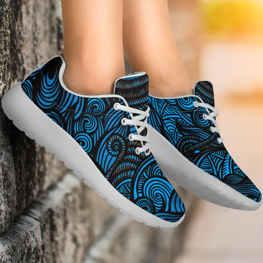 Waves Patterns - Sport Sneakers