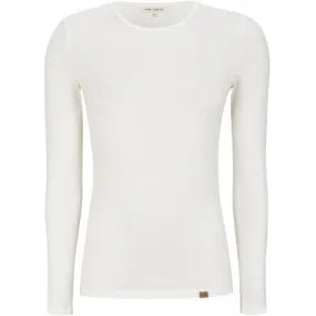 White Penelope Long Sleeve Top