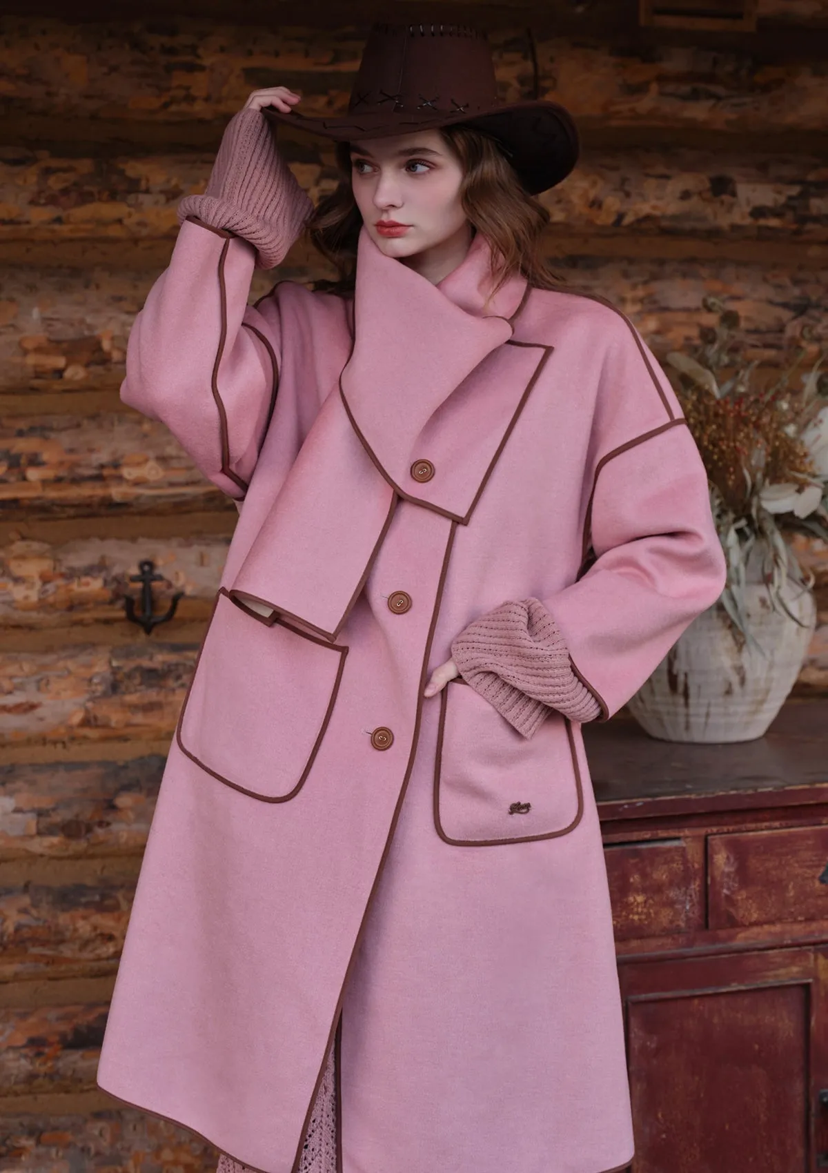 Winter Dopamine Double-faced Overcoat