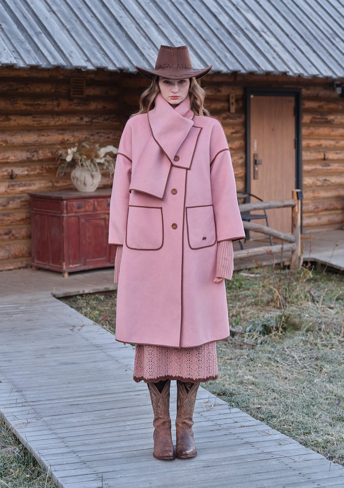 Winter Dopamine Double-faced Overcoat