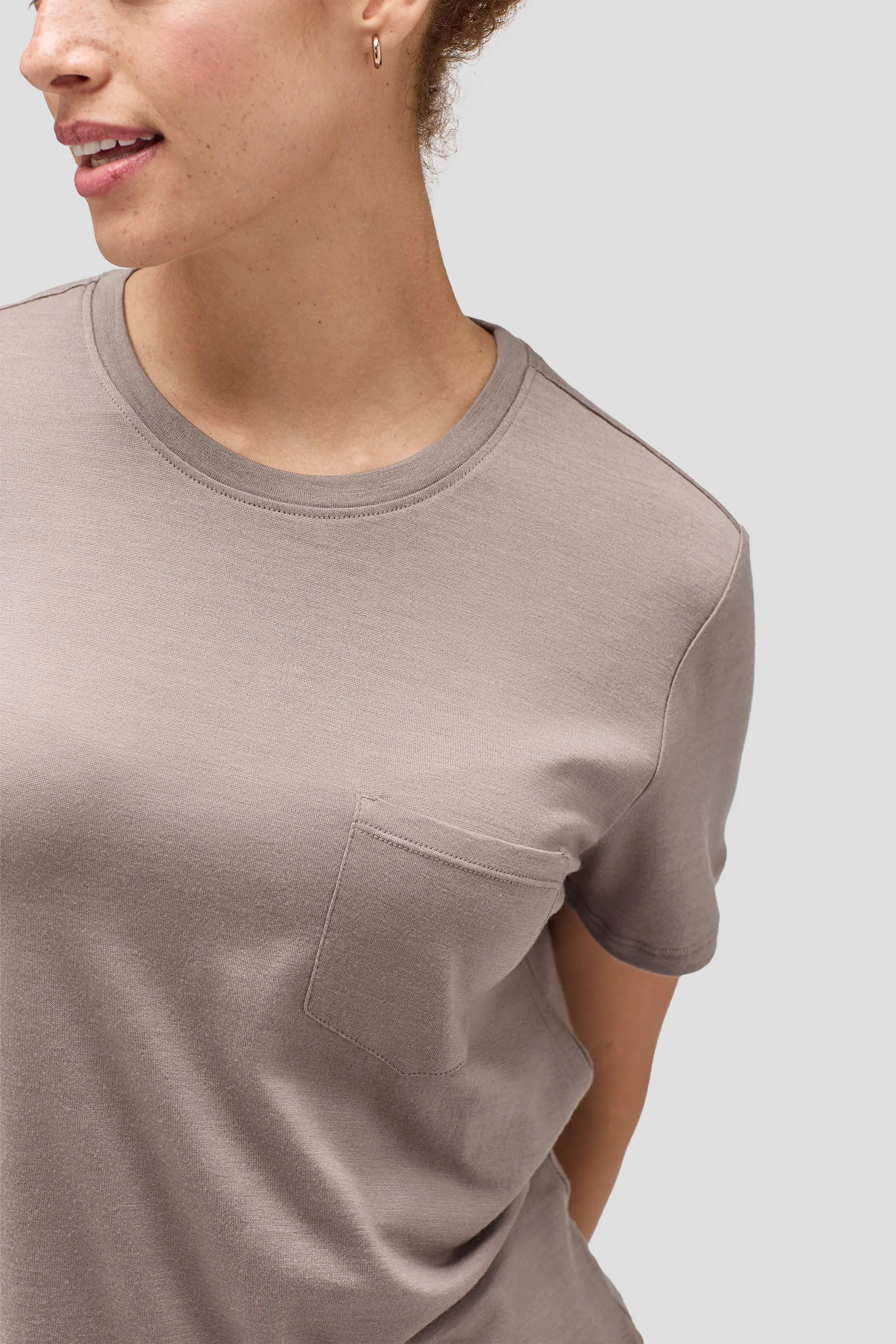 Women's Merino Boxy Pocket Tee