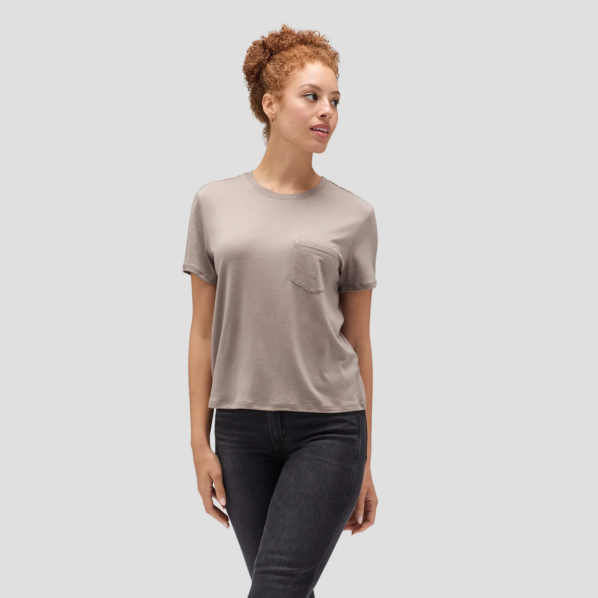 Women's Merino Boxy Pocket Tee