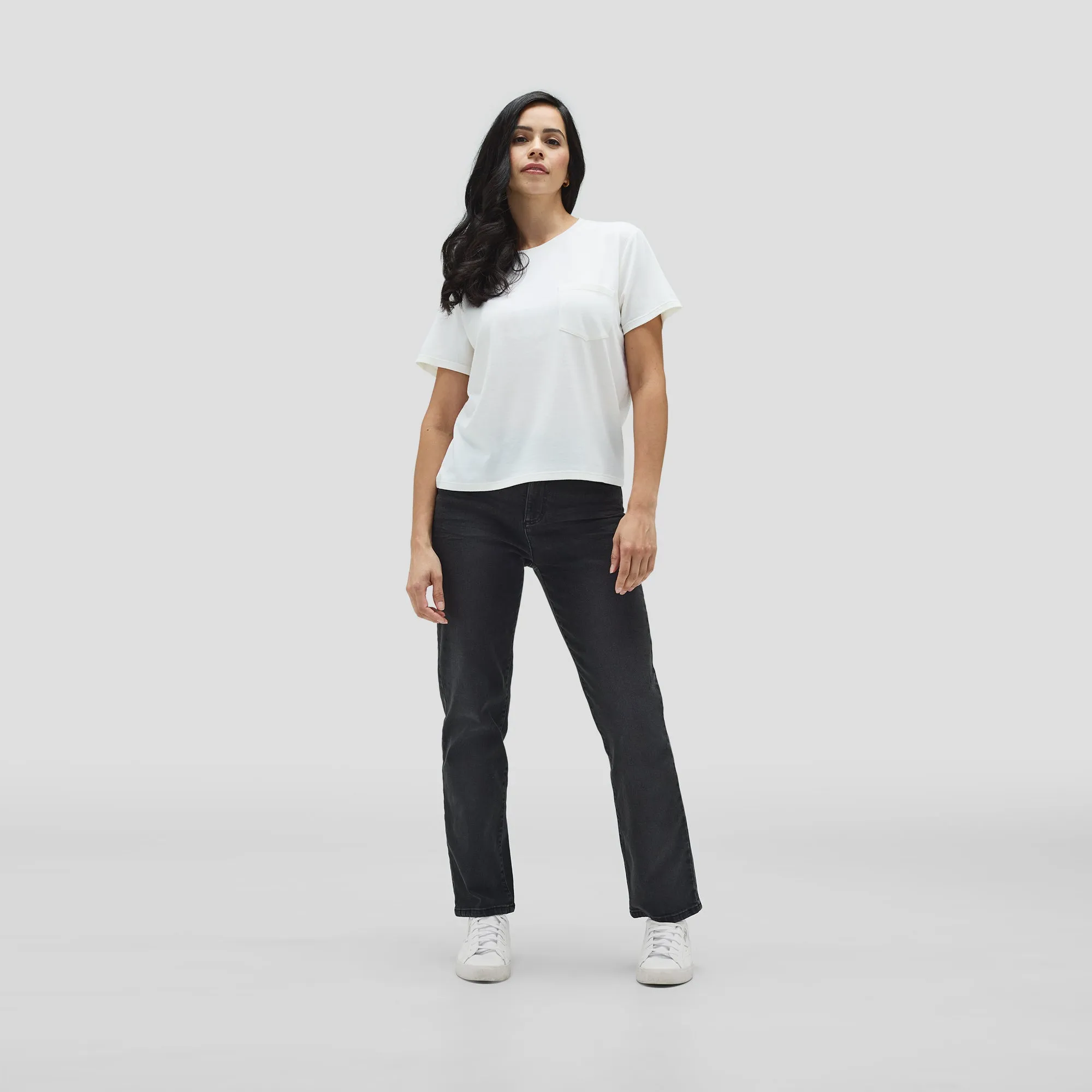 Women's Merino Boxy Pocket Tee