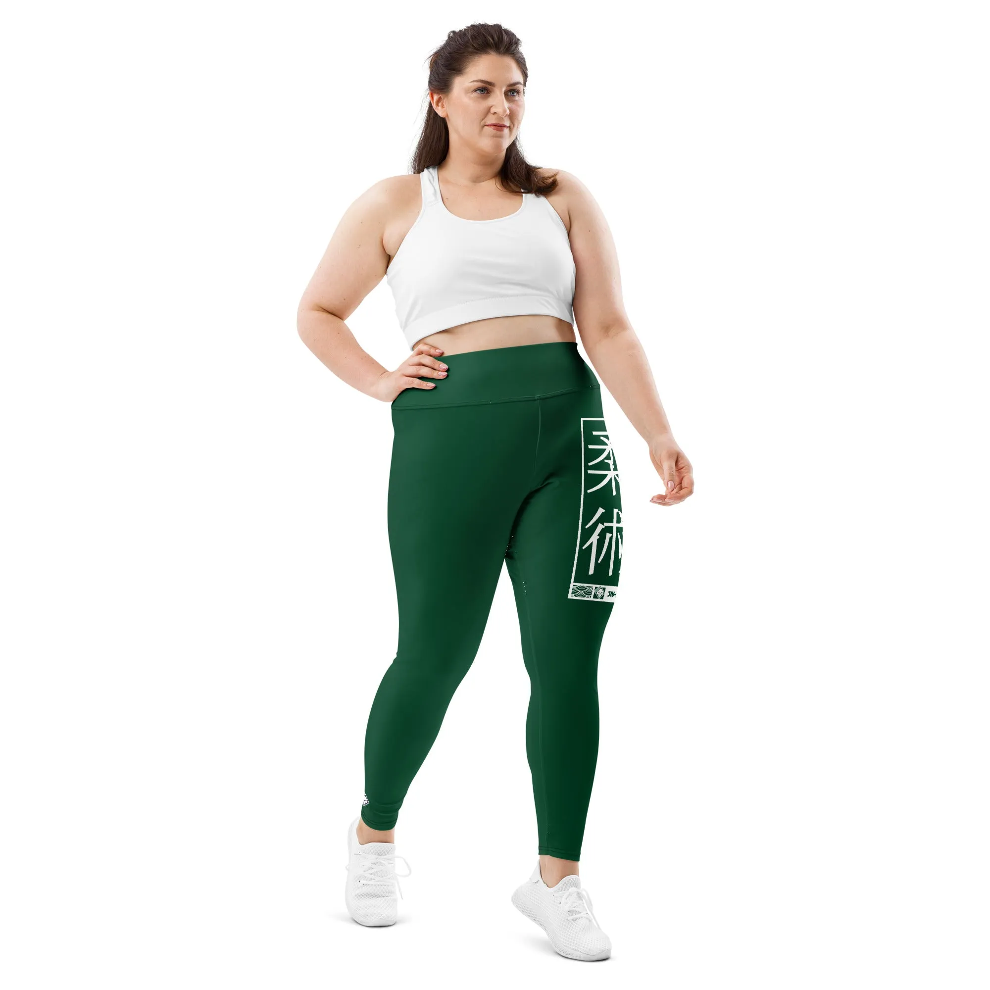 Women's Plus Size Yoga Pants Workout Leggings For Jiu Jitsu 008 - Sherwood Forest