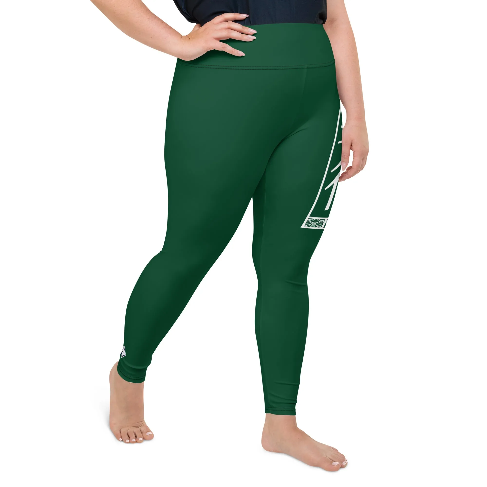 Women's Plus Size Yoga Pants Workout Leggings For Jiu Jitsu 008 - Sherwood Forest