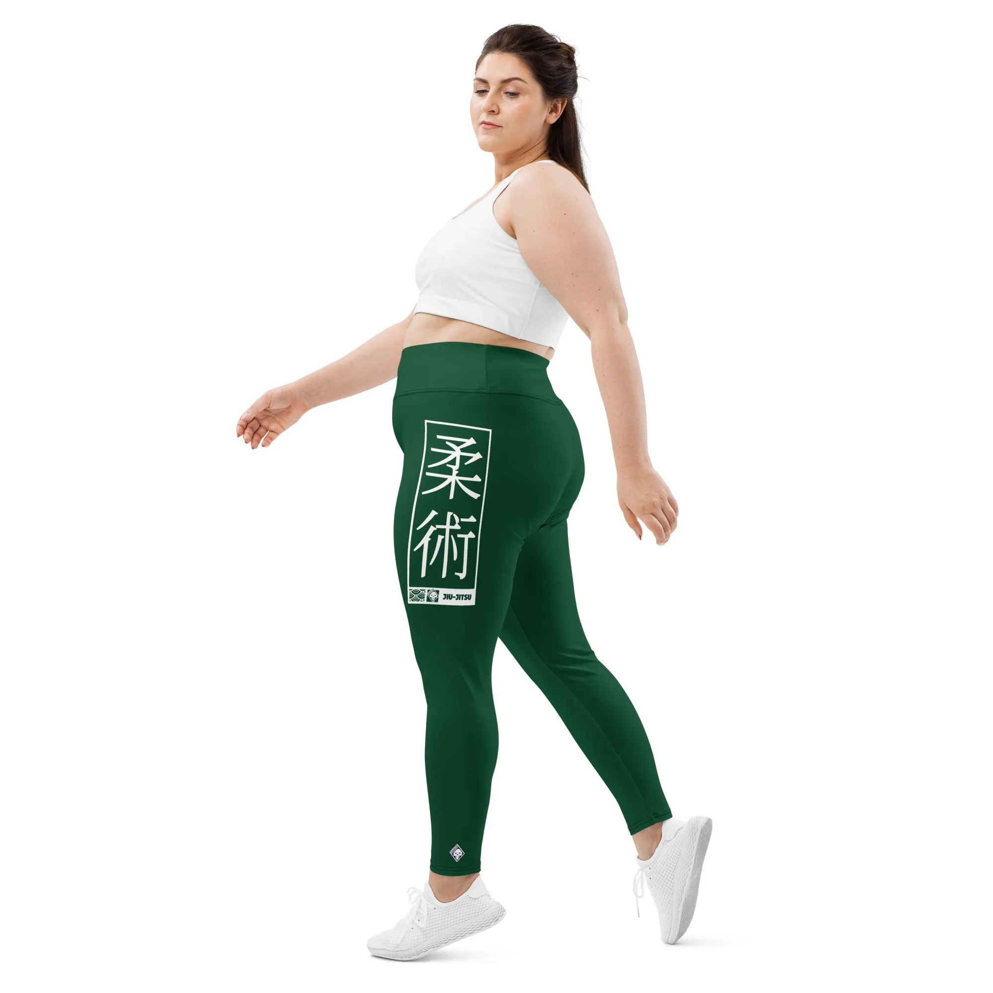 Women's Plus Size Yoga Pants Workout Leggings For Jiu Jitsu 008 - Sherwood Forest