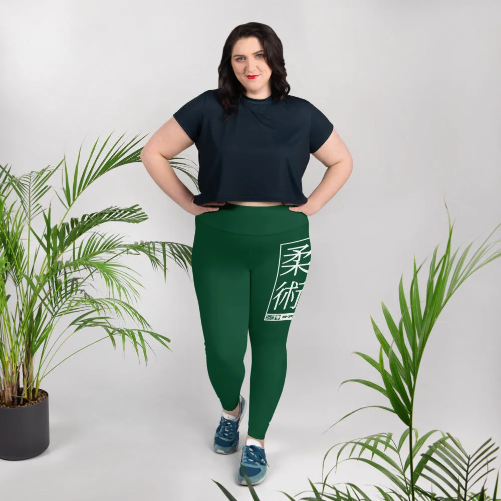 Women's Plus Size Yoga Pants Workout Leggings For Jiu Jitsu 008 - Sherwood Forest