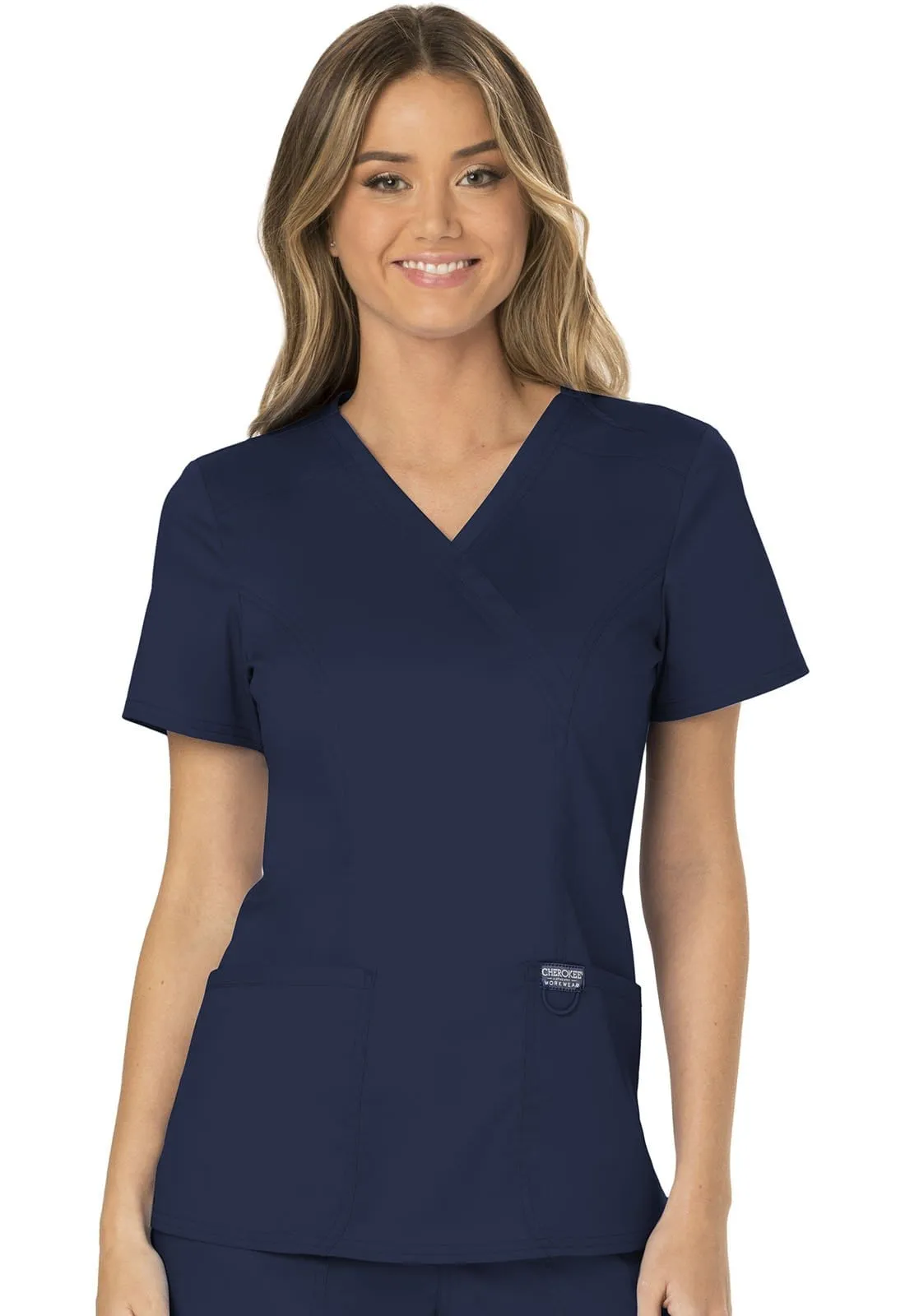 WW Revolution Mock Wrap Womens Scrub Top WW610