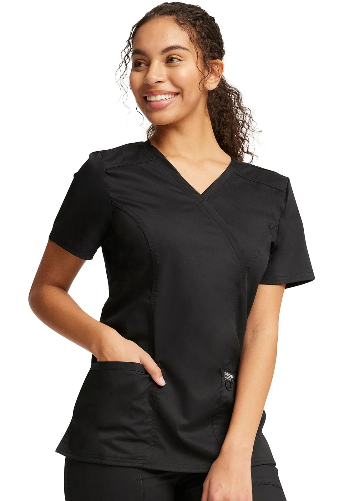 WW Revolution Mock Wrap Womens Scrub Top WW610